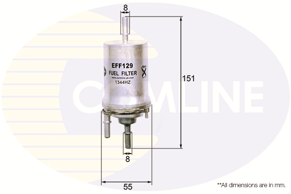 Фільтр палива   EFF129   COMLINE