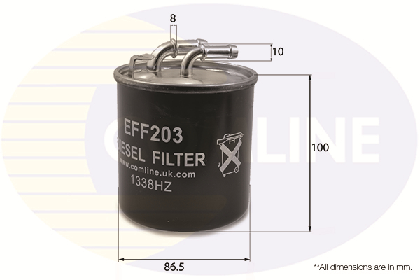 Фільтр палива   EFF203   COMLINE