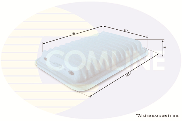 Повітряний фільтр   CTY12186   COMLINE