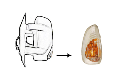 Фонарь указателя поворота   3799917   VAN WEZEL