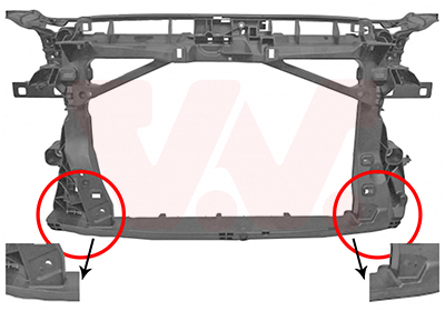 Облицовка передка   0336678   VAN WEZEL