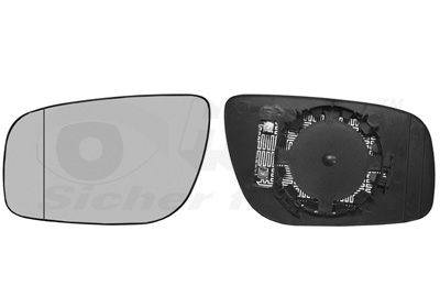 Дзеркальне скло, зовнішнє дзеркало   3043837   VAN WEZEL