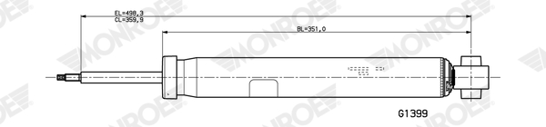 Амортизатор   G1399   MONROE