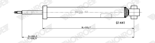 Амортизатор   G1441   MONROE