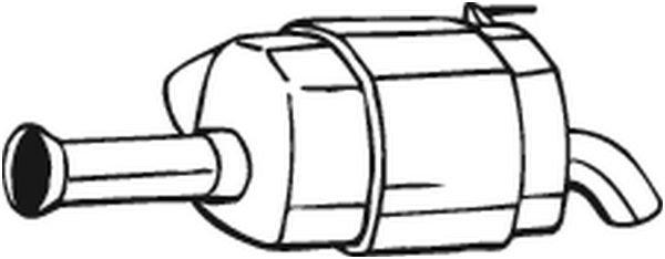 Глушитель выхлопных газов конечный   165-023   BOSAL