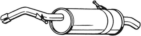 Глушитель выхлопных газов конечный   190-179   BOSAL