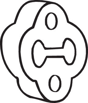 Гумова стрічка, система відведення ВГ, BOSAL 255-275 Гумова стрічка, система відведення ВГ, BOSAL 255-275