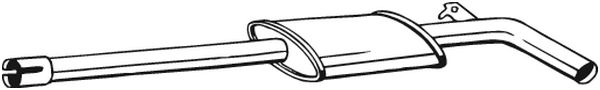 Проміжний глушник   278-911   BOSAL