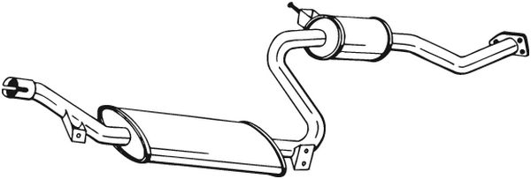 Проміжний глушник   282-409   BOSAL