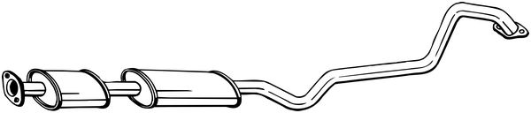 Проміжний глушник   288-389   BOSAL