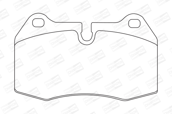 Комплект гальмівних накладок, дискове гальмо 571852CH CHAMPION #1