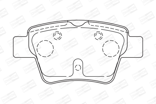Комплект тормозных колодок, дисковый тормоз 573235CH CHAMPION #1