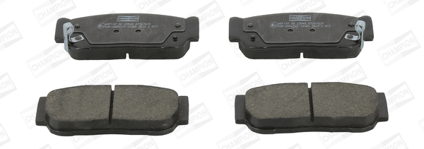 Комплект гальмівних накладок, дискове гальмо   573676CH   CHAMPION