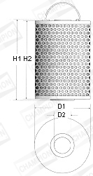 Оливний фільтр   X106/606   CHAMPION