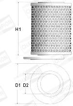Фільтр палива   L136/606   CHAMPION