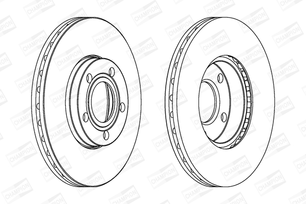 Гальмівний диск 562052CH CHAMPION #1