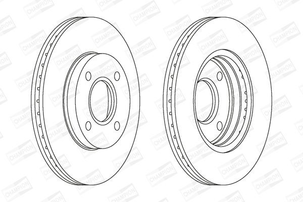 Тормозной диск 562078CH CHAMPION #1