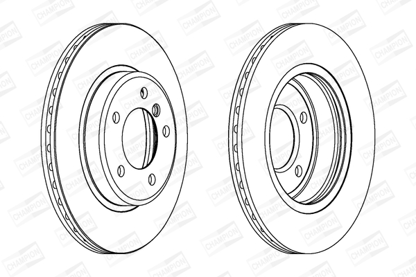 Тормозной диск 562090CH CHAMPION #1