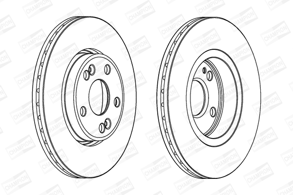 Тормозной диск 562104CH CHAMPION #1