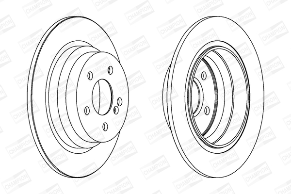 Гальмівний диск 562213CH CHAMPION #1