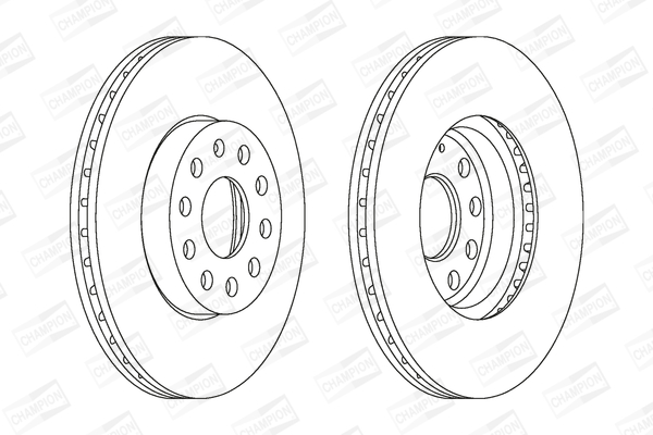 Тормозной диск   562235CH   CHAMPION
