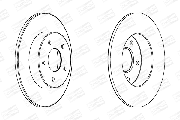 Тормозной диск 562264CH CHAMPION #1