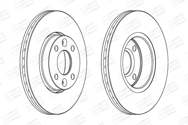 Гальмівний диск   562268CH   CHAMPION