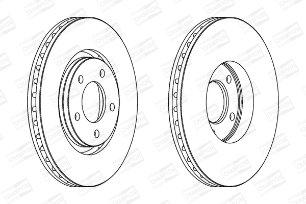 Тормозной диск 562292CH CHAMPION #1