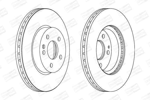 Тормозной диск 562392CH CHAMPION #1