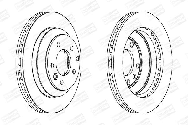 Тормозной диск 562393CH CHAMPION #1