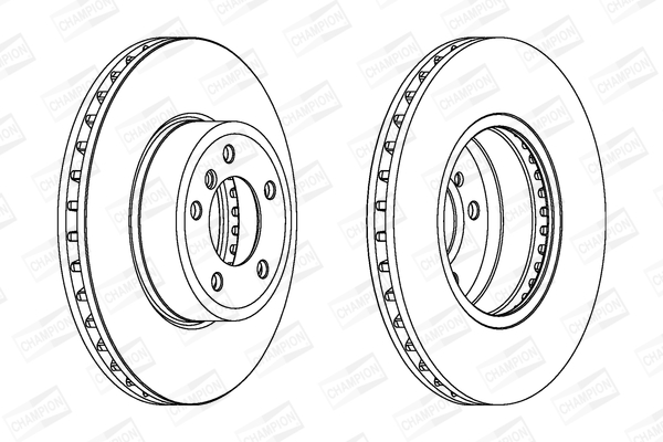 Гальмівний диск 562397CH-1 CHAMPION #1