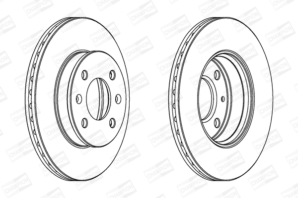Гальмівний диск 562425CH CHAMPION #1