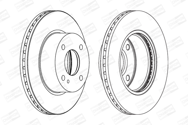 Тормозной диск 562539CH CHAMPION #1