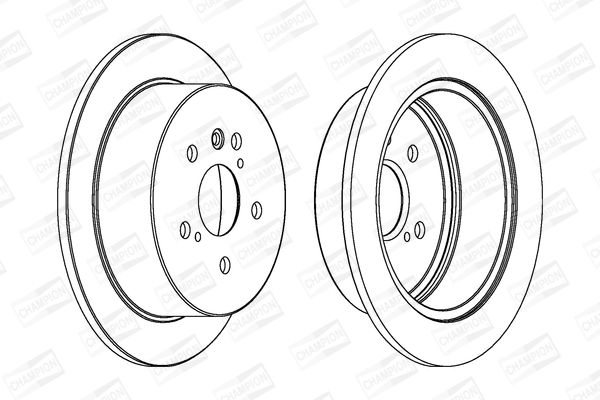 Тормозной диск 562825CH CHAMPION #1