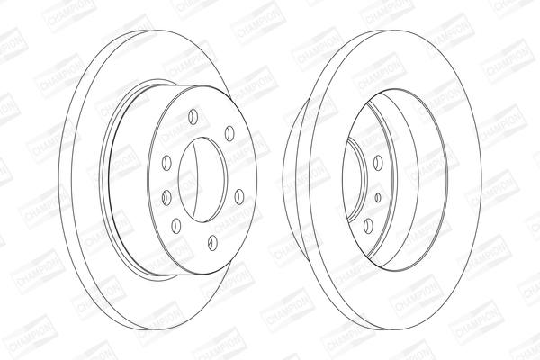 Гальмівний диск 569137CH CHAMPION #1