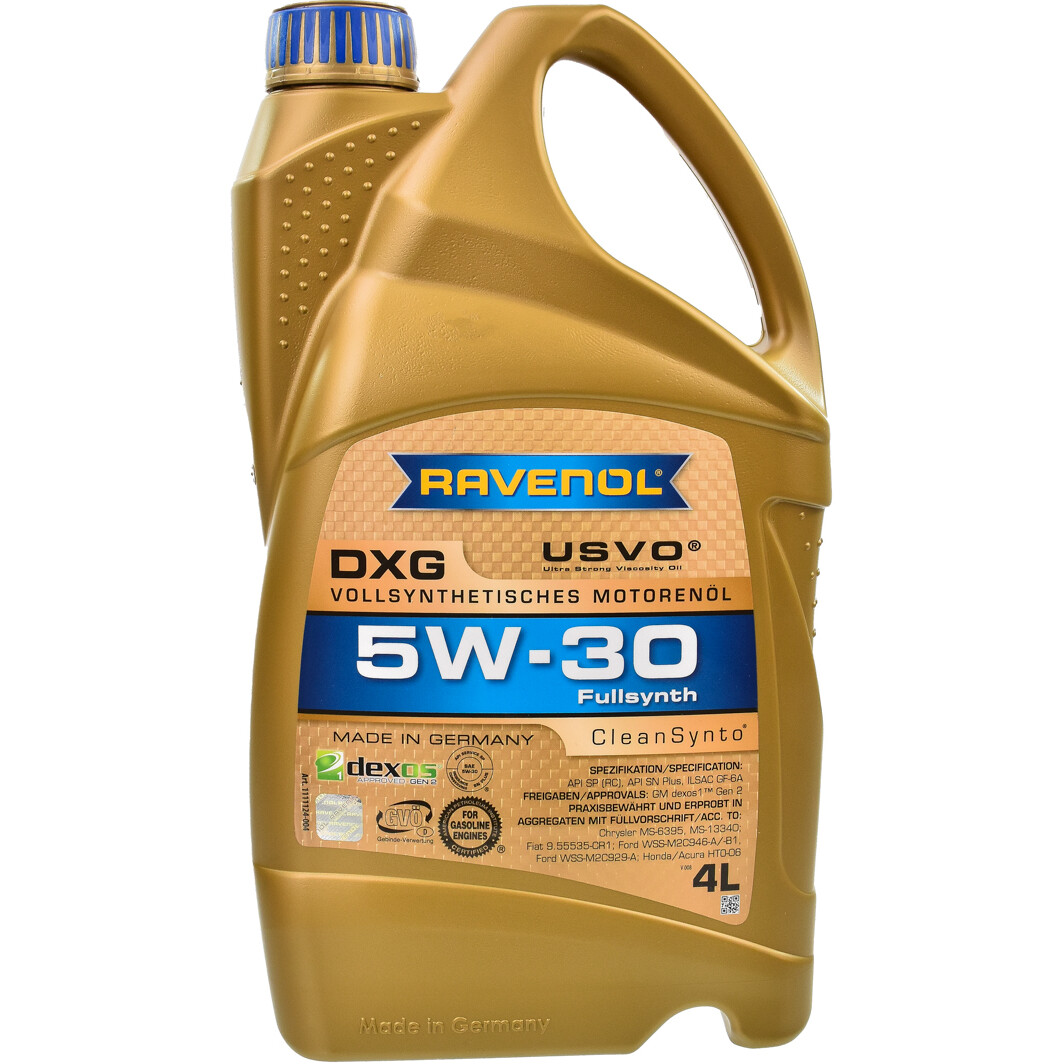 Моторна олива RAVENOL DXG 5W-30 4 л, 1111124004