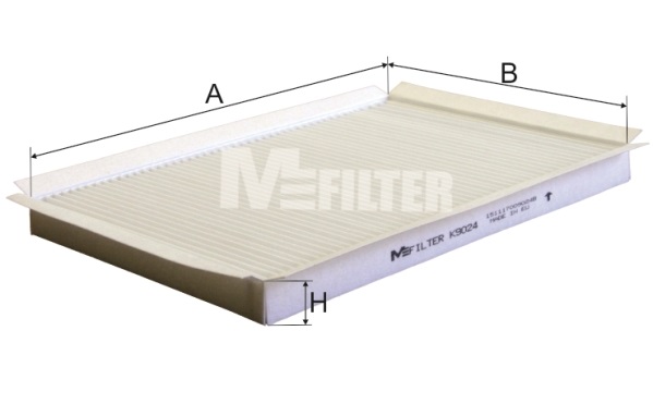 Фильтр, воздух во внутренном пространстве   K 9024   MFILTER