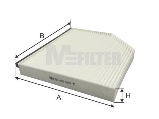 Фільтр, повітря у салоні   K 9070   MFILTER