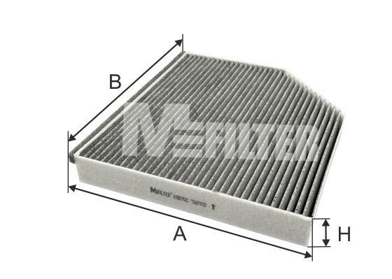 Фильтр, воздух во внутренном пространстве   K 9070C   MFILTER