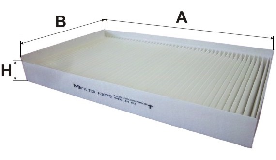 Фильтр, воздух во внутренном пространстве   K 9079   MFILTER