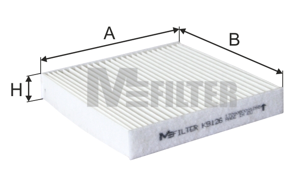 Фільтр, повітря у салоні   K 9126   MFILTER
