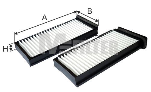 Фильтр, воздух во внутренном пространстве   K 9140-2   MFILTER