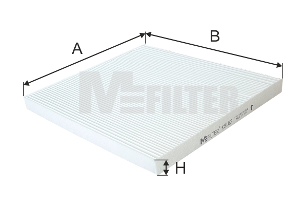 Фильтр, воздух во внутренном пространстве   K 9182   MFILTER