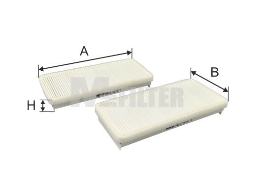 Фільтр, повітря у салоні, MFILTER K 921-2 Фільтр, повітря у салоні, MFILTER K 921-2