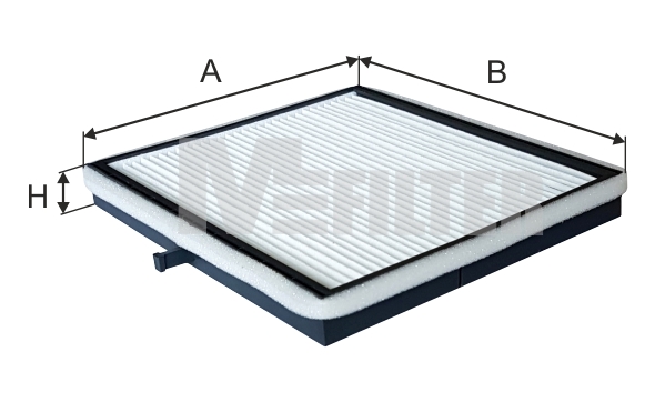 Фільтр, повітря у салоні   K 966   MFILTER