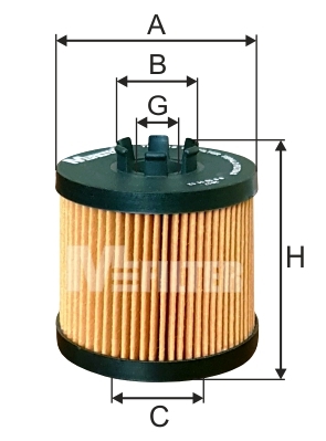 Оливний фільтр   TE 4016   MFILTER