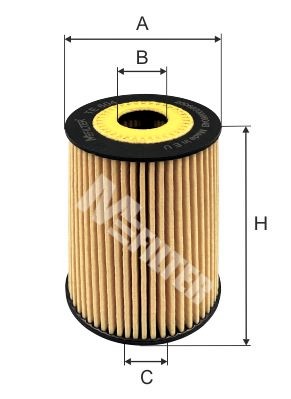 Оливний фільтр   TE 604   MFILTER