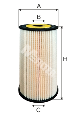 Оливний фільтр   TE 605   MFILTER