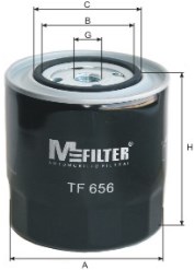 Масляный фильтр, MFILTER TF 656 Масляный фильтр, MFILTER TF 656