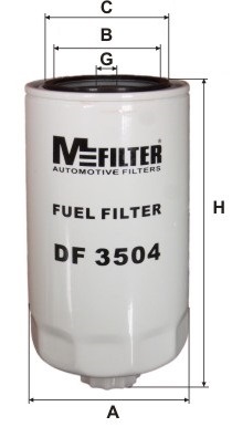 Топливный фильтр   DF 3504   MFILTER